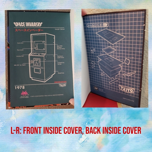 Space Invaders Hardcover Journal, NWT - Picture 2 of 4